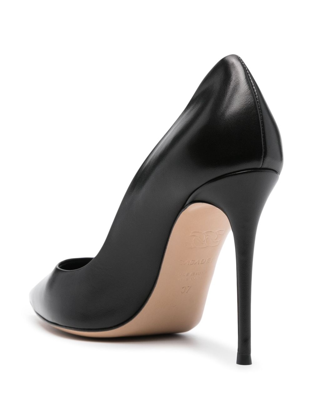 Julia 100mm leather pumps - 3