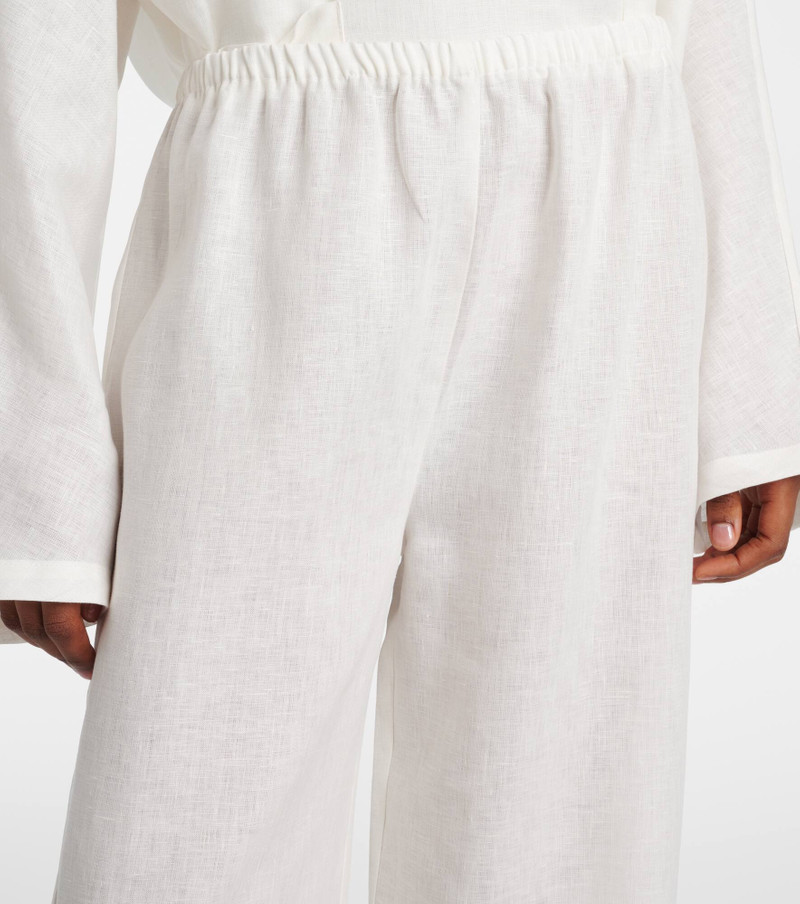 Austin linen wide-leg pants 4