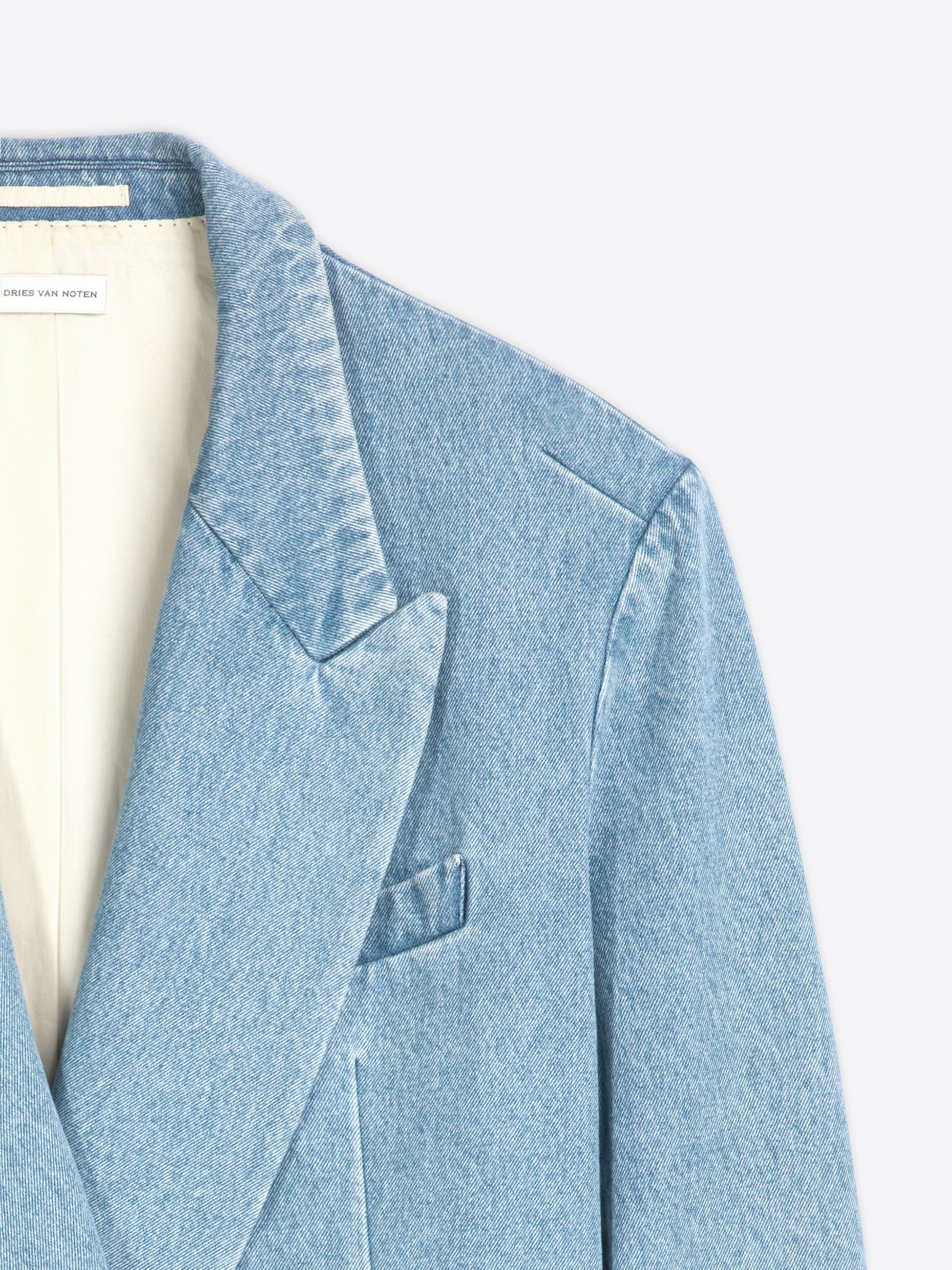 OVERSIZED DENIM BLAZER - 5