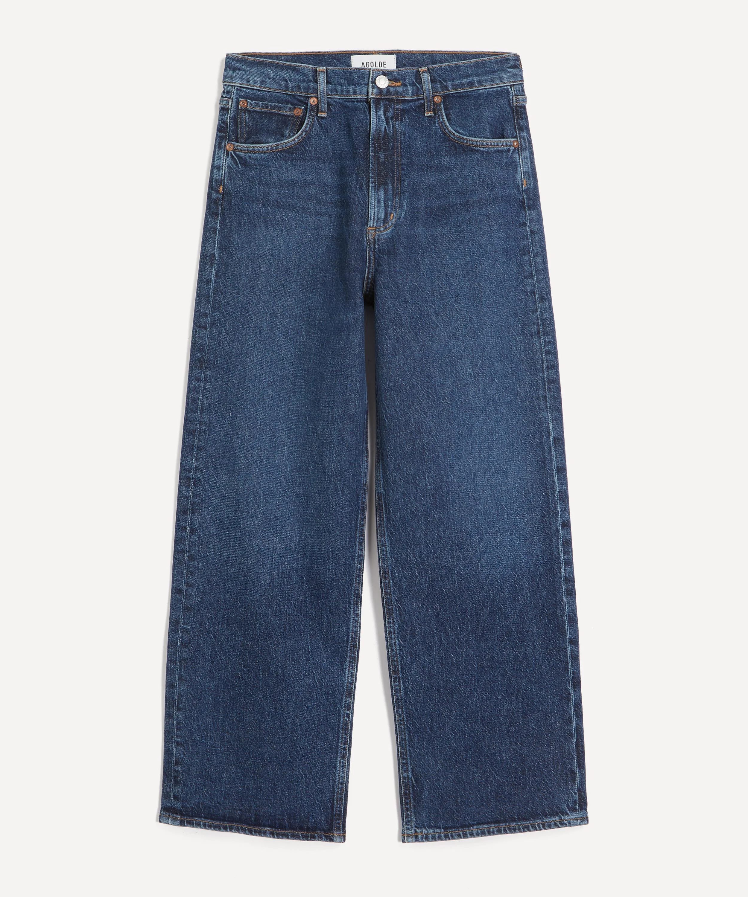 Ren Cropped Wide-Leg Jeans in Echo - 1