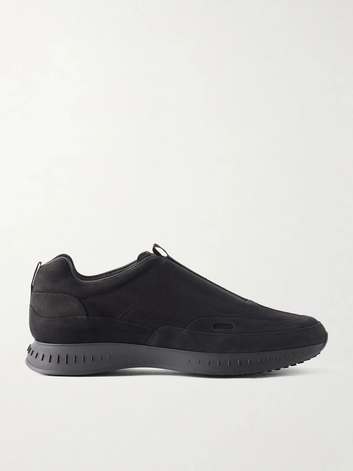 Elastic Stream Nubuck Sneakers - 1