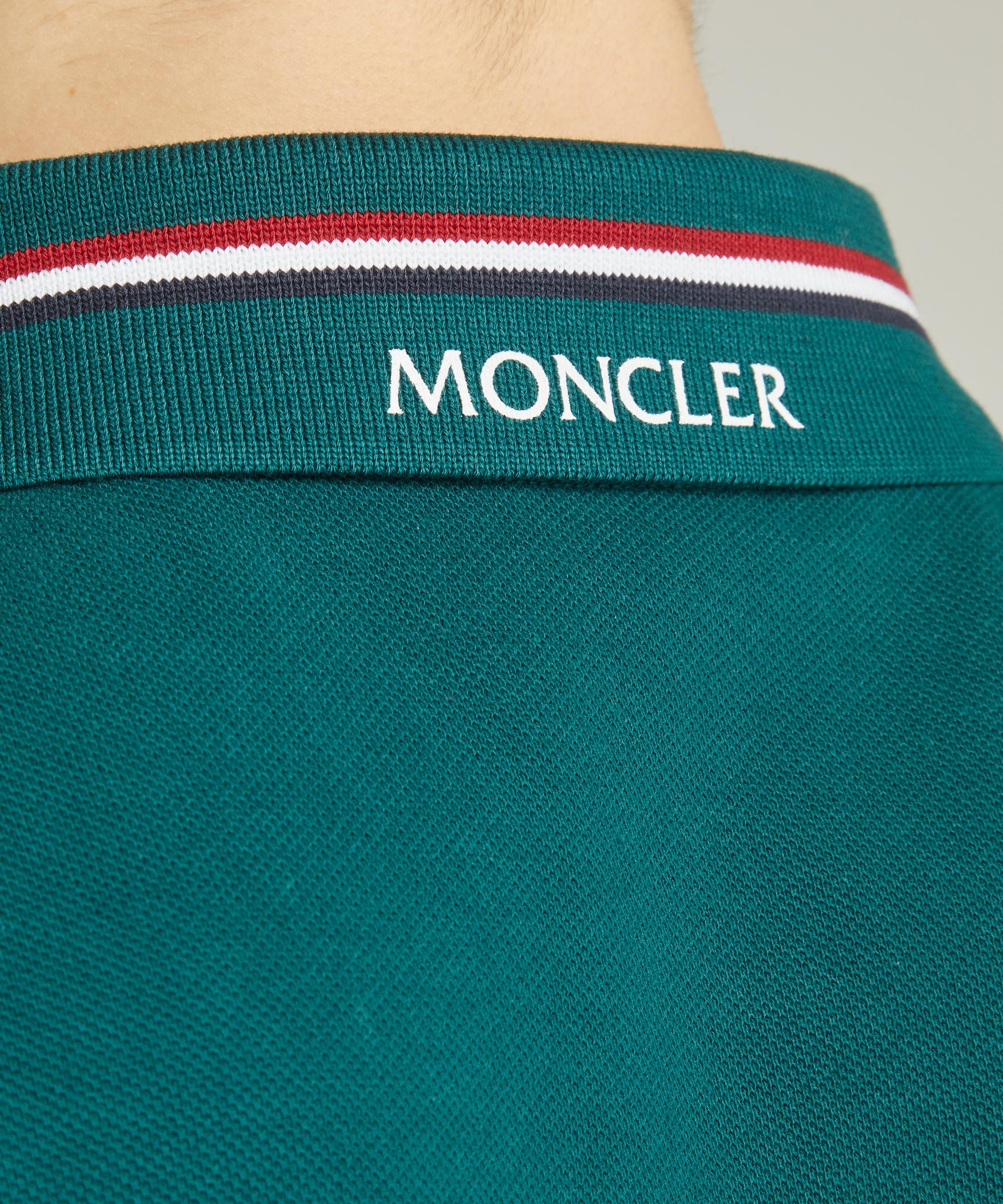 Forest Green Logo Patch Polo Shirt - 5