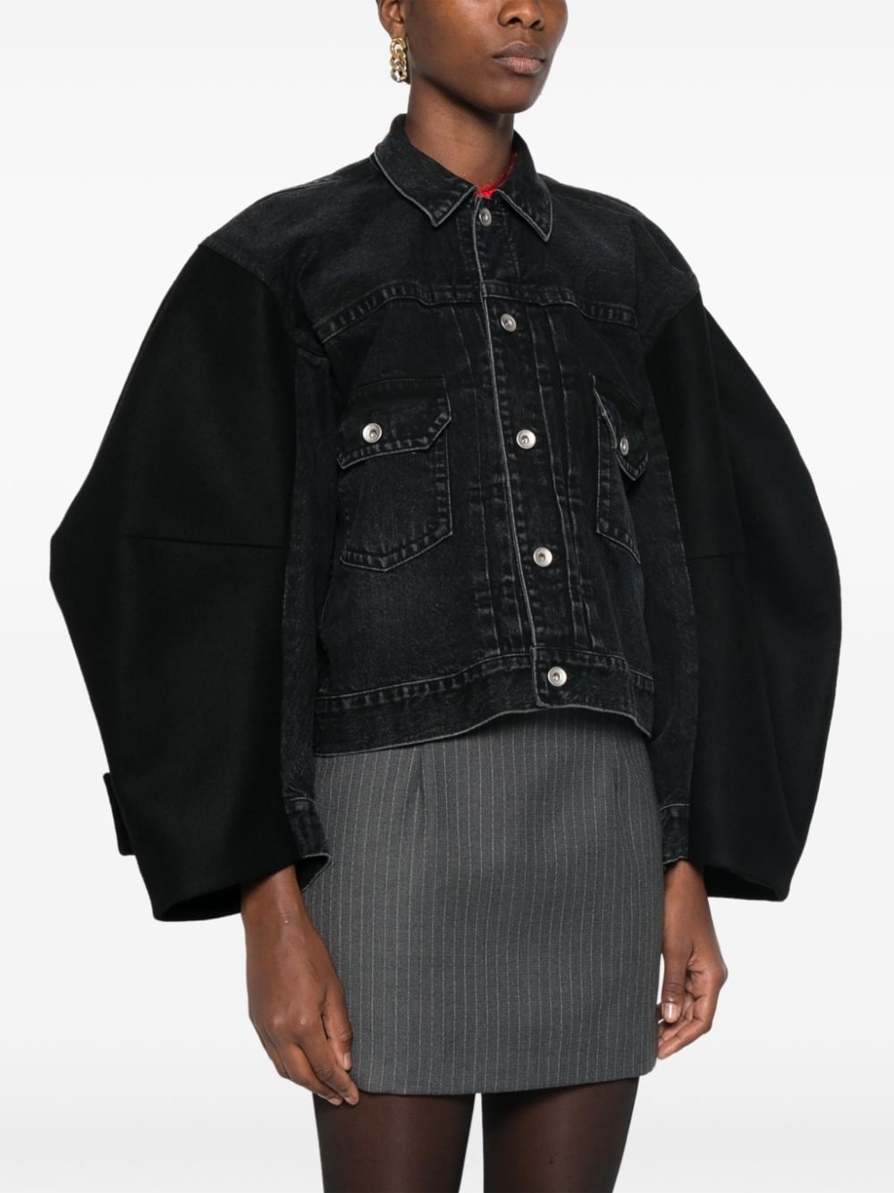panelled jacket - 3