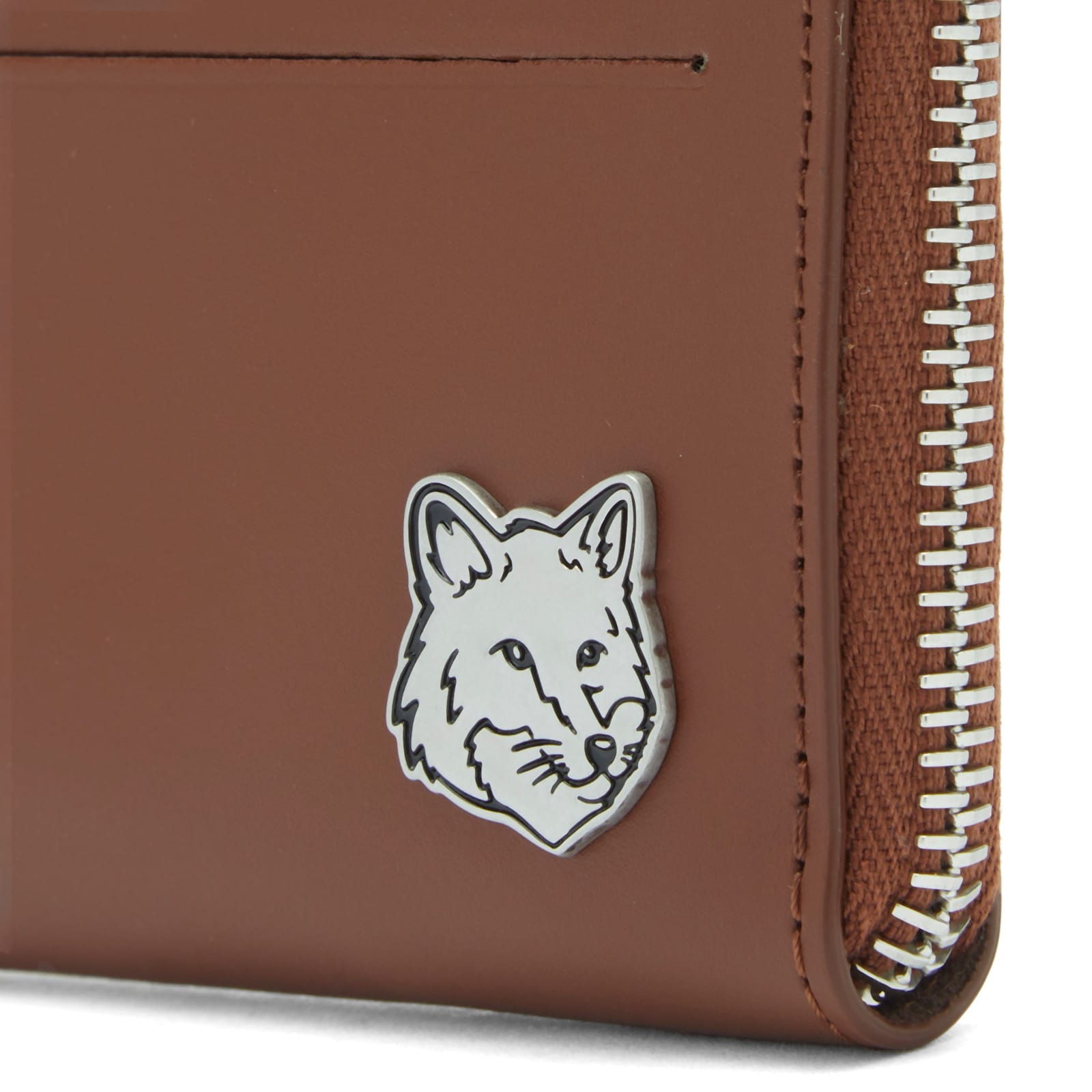 Maison Kitsune Fox Head Zipped Card Holder - 4