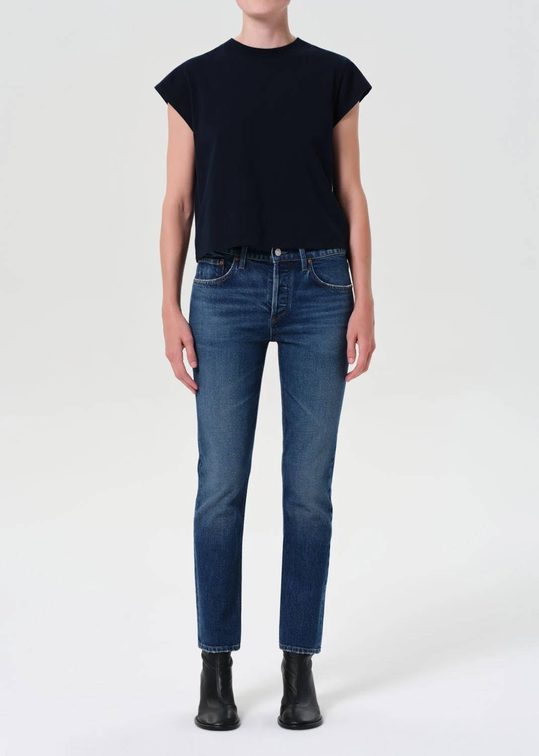 COCKTAIL ANKLE JEAN (COMFORT STRETCH) IN OUTLINE - 1