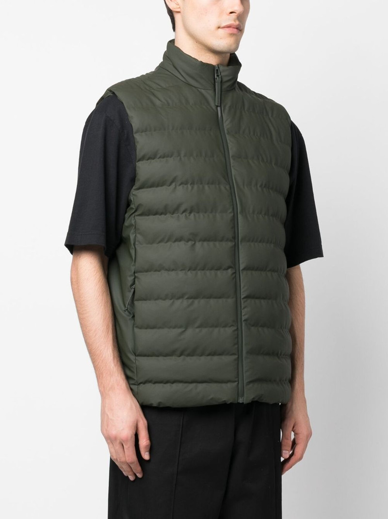 RAINS padded sleeveless puffer gilet outlook