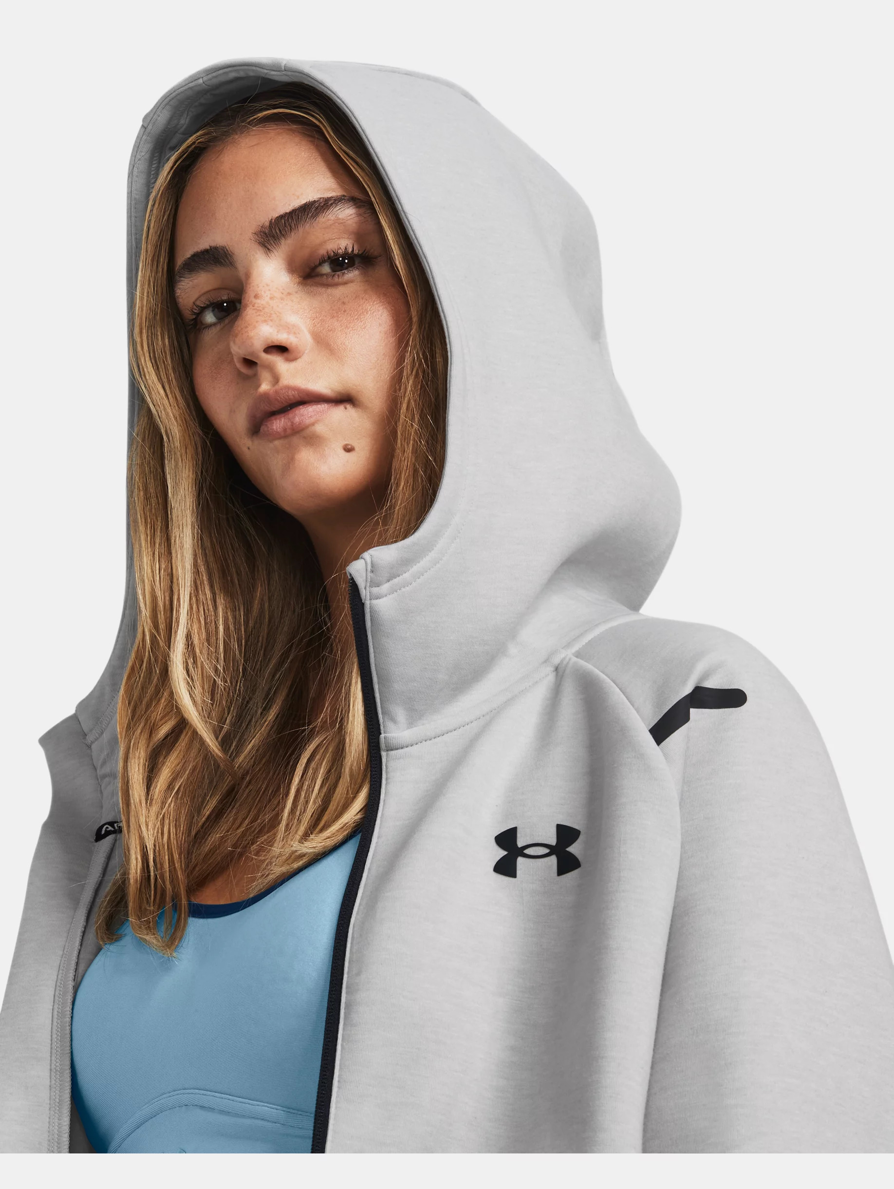 Women's UA Unstoppable Fleece Full-Zip - 7
