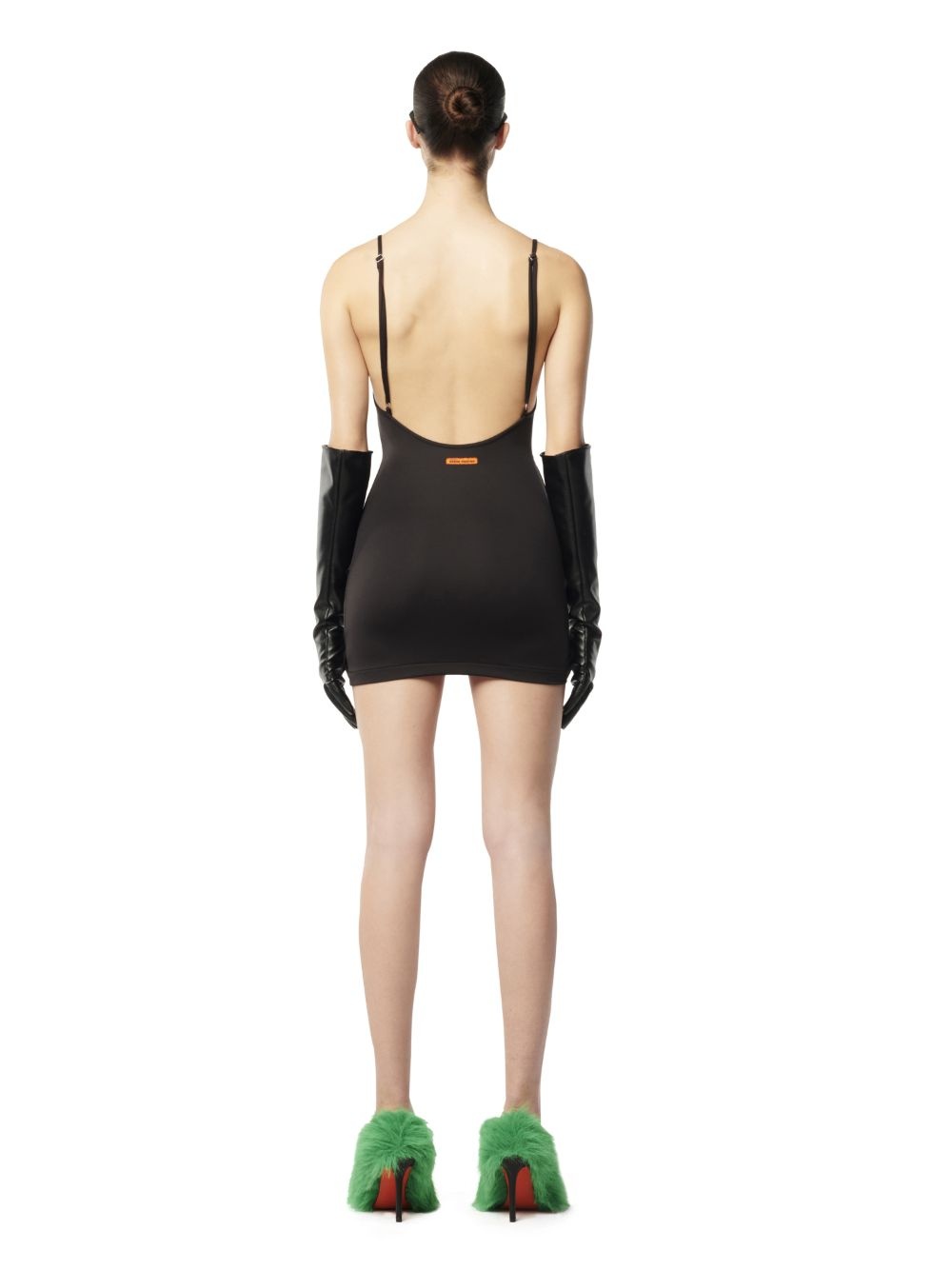 Lace-Up Stretch Minidress - 4