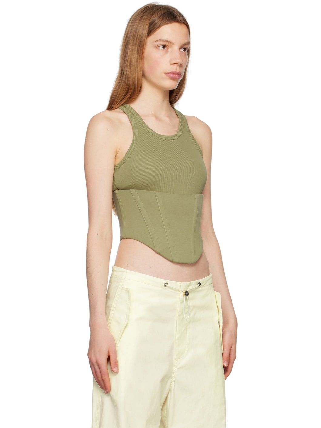 Khaki Float Tank Top - 2