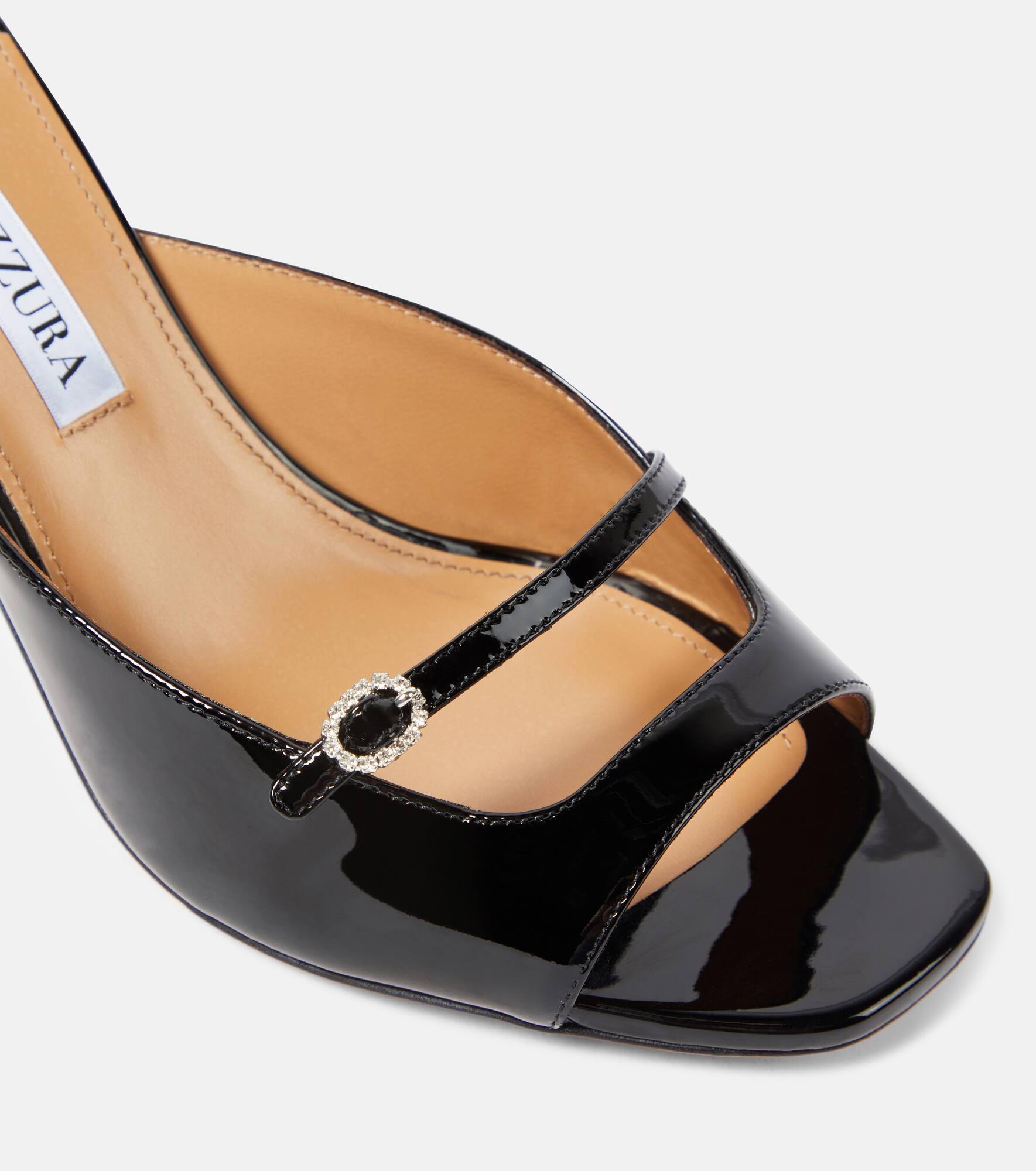 Soul Sister 75 patent leather mules - 6