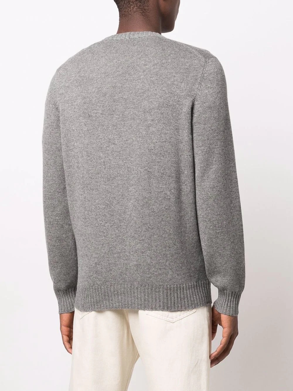 V-neck cashmere jumper - 4