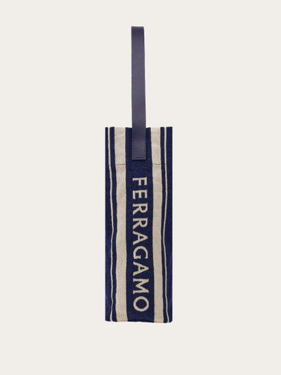FERRAGAMO Jacquard fabric tote bag outlook