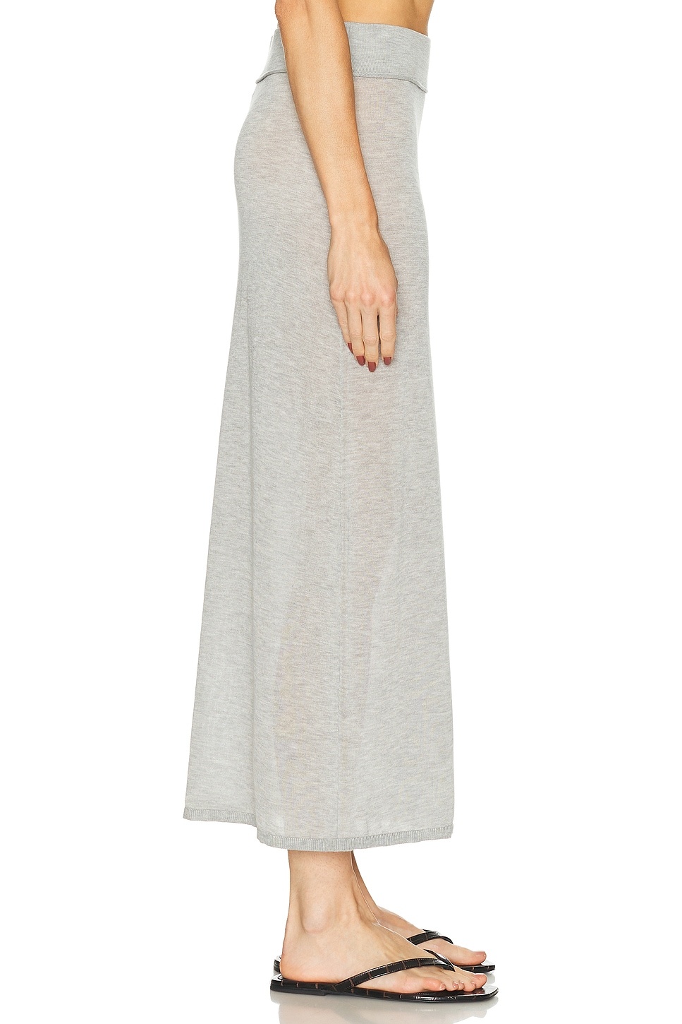 Long Knit Skirt - 3