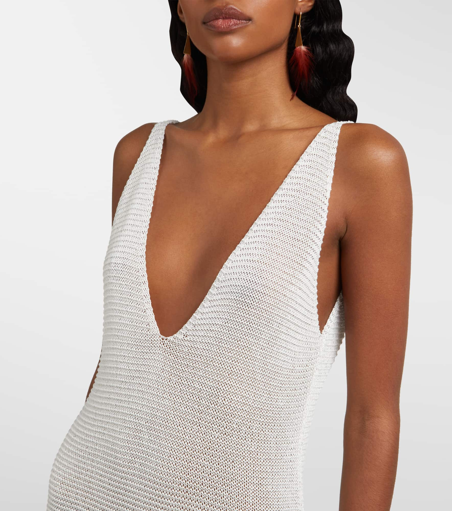Lamé maxi dress - 4