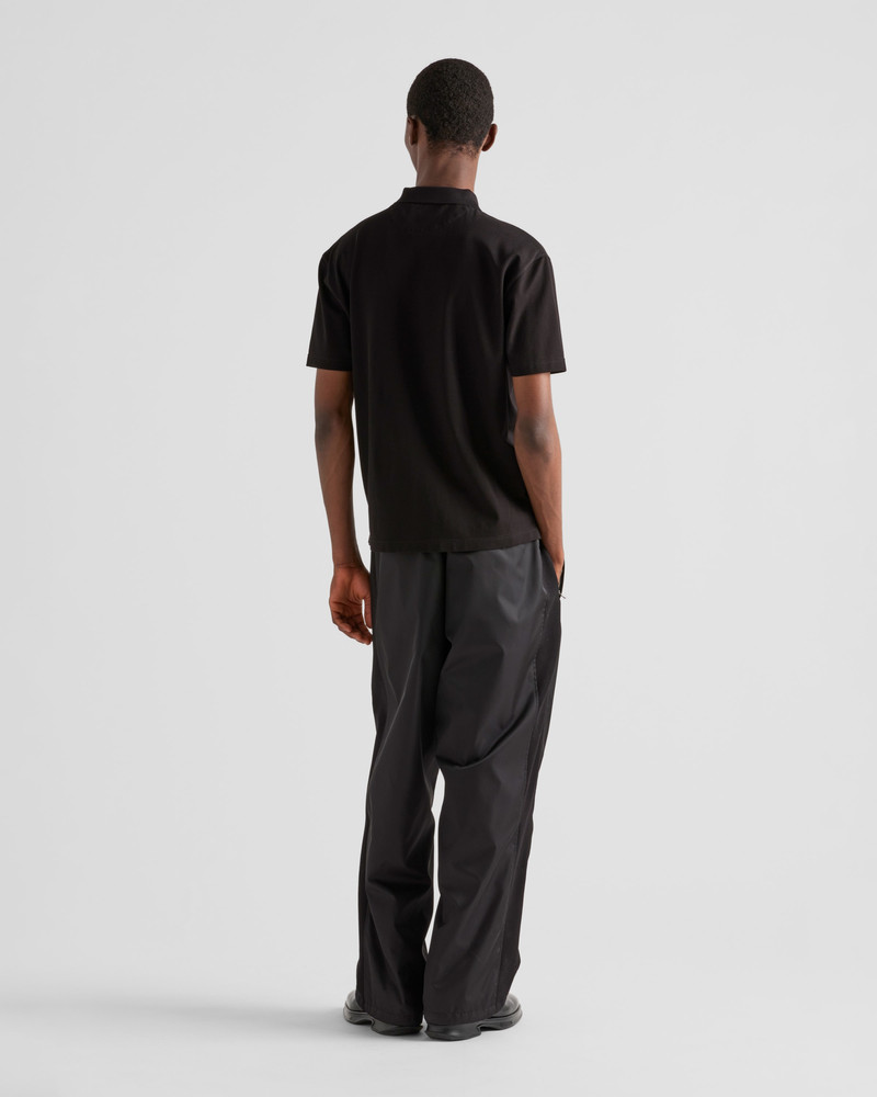 Piqué polo shirt with Re-Nylon details 5