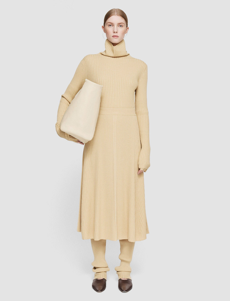 JOSEPH Merino Silk Rib Skirt outlook