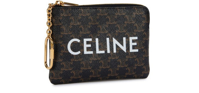 CELINE Coin & Card Pouch with Hook outlook
