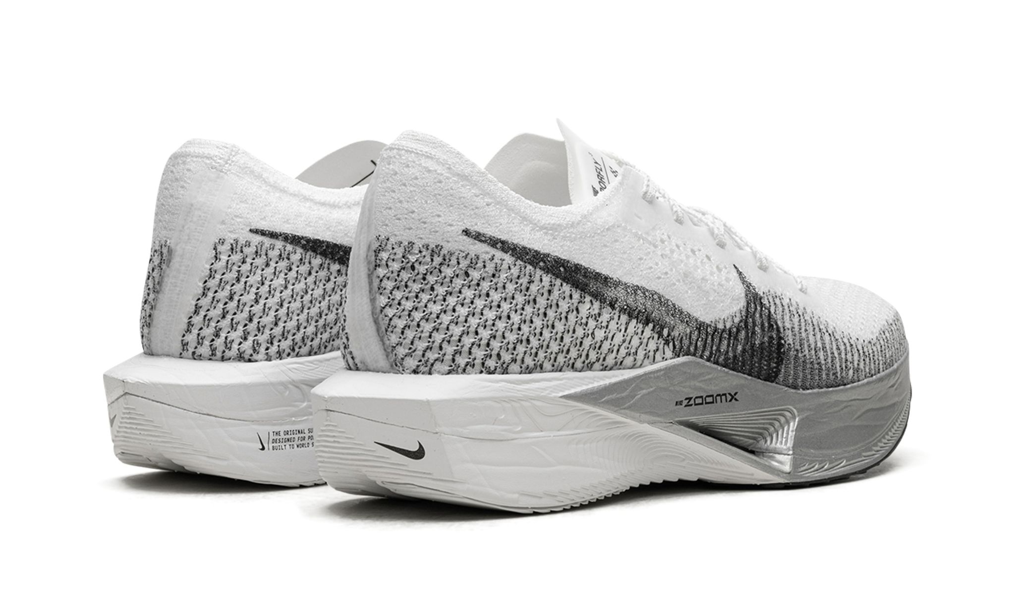 ZOOMX VAPORFLY 3 WMNS "White Particle Grey" - 3