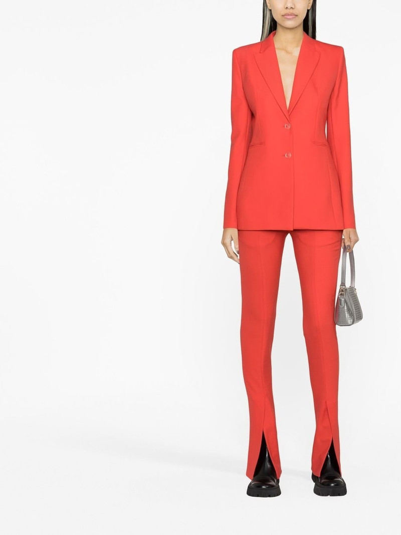 Off-White split-hem flared trousers outlook