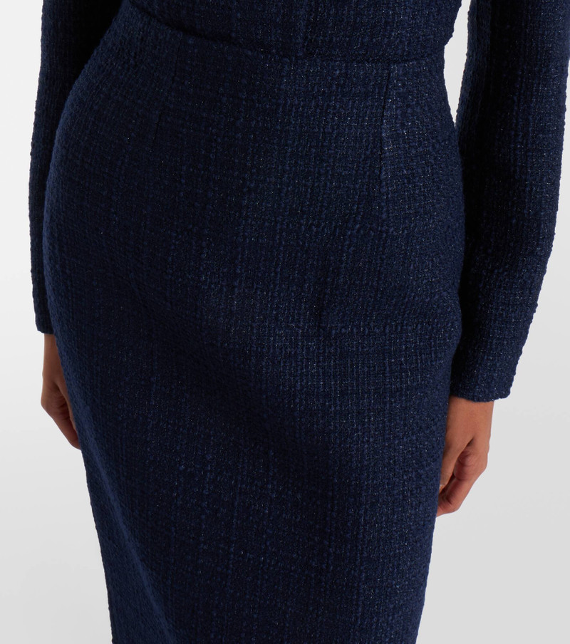 Bouclé midi skirt 4