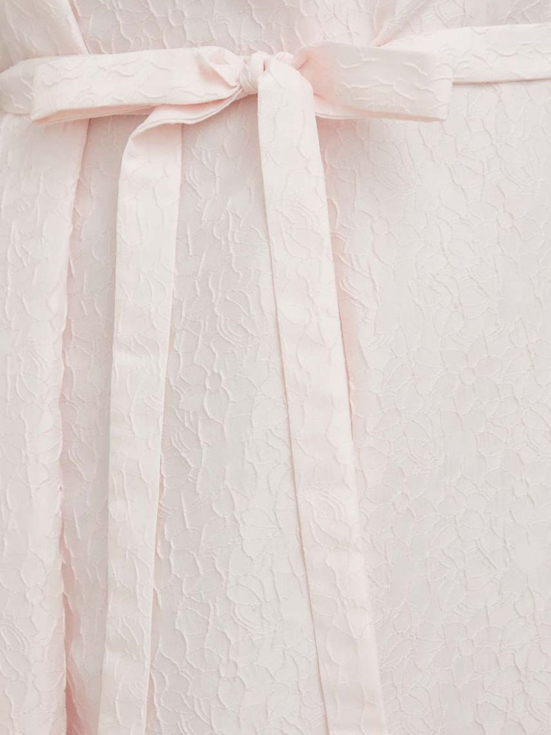 tie-neck belted midi dress 4