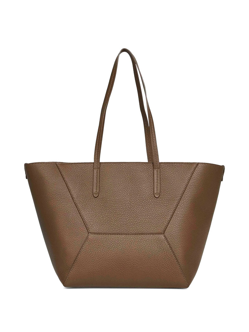 Brunello Cucinelli Logo-print Leather Shoulder Bag 3