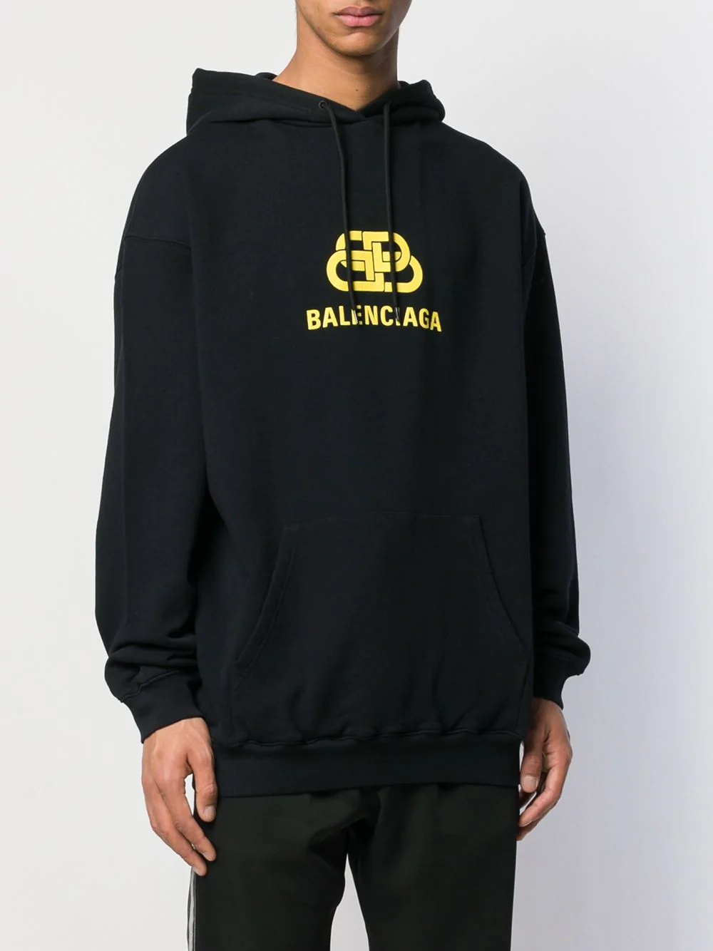 logo print hoodie - 3