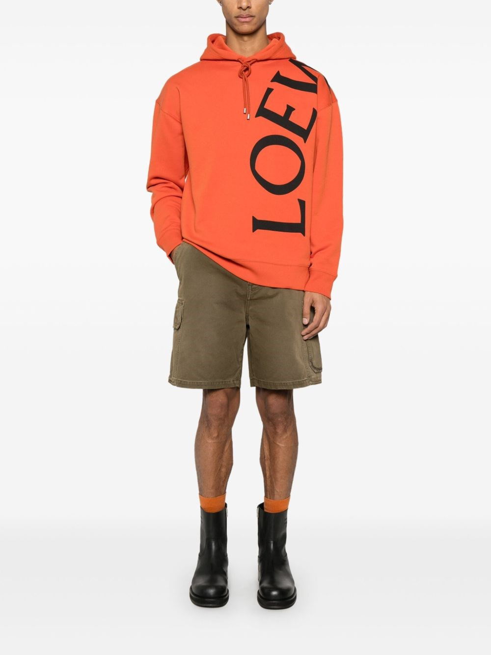 Cotton cargo shorts - 4