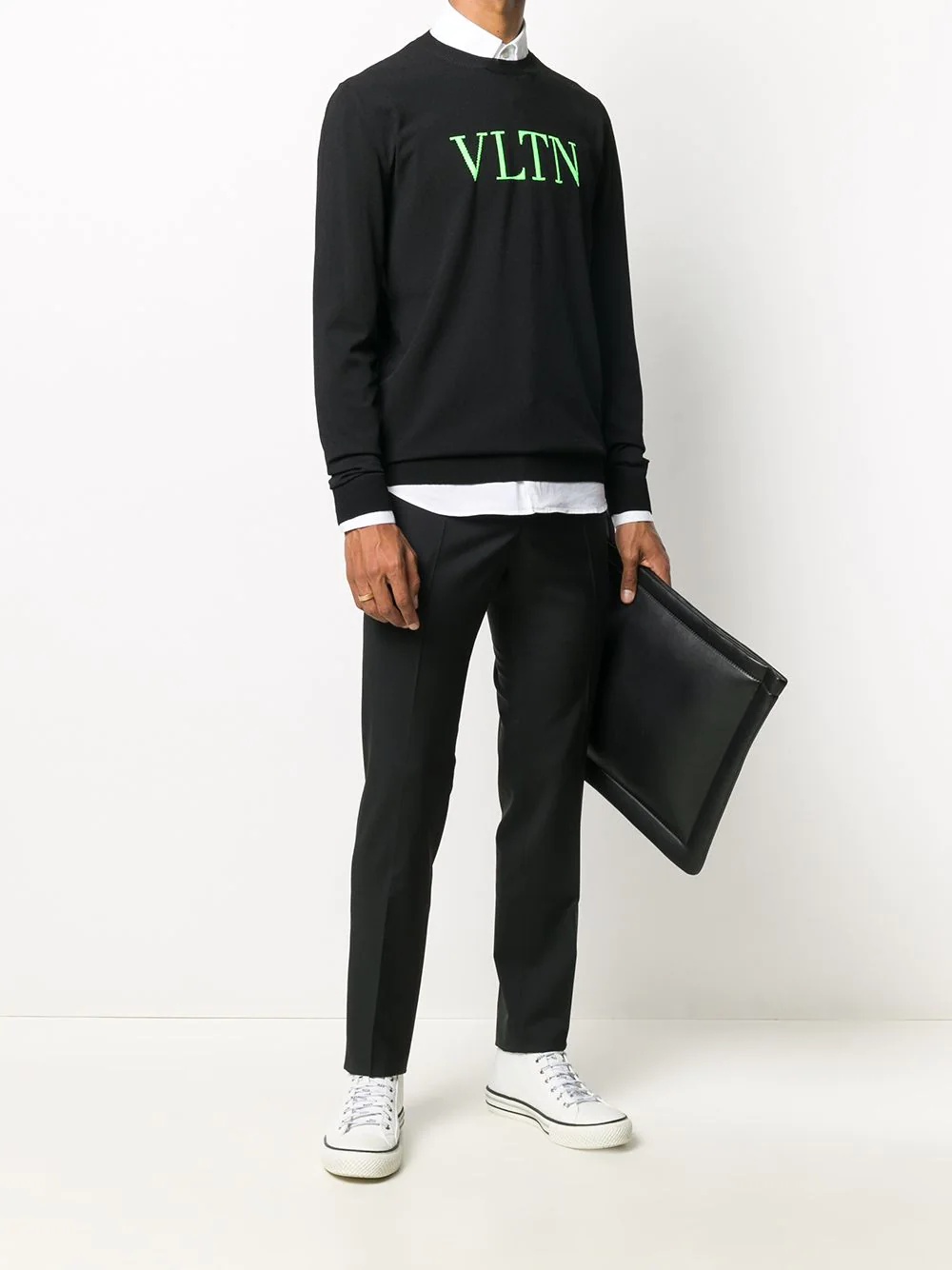 VLTN intarsia jumper - 2