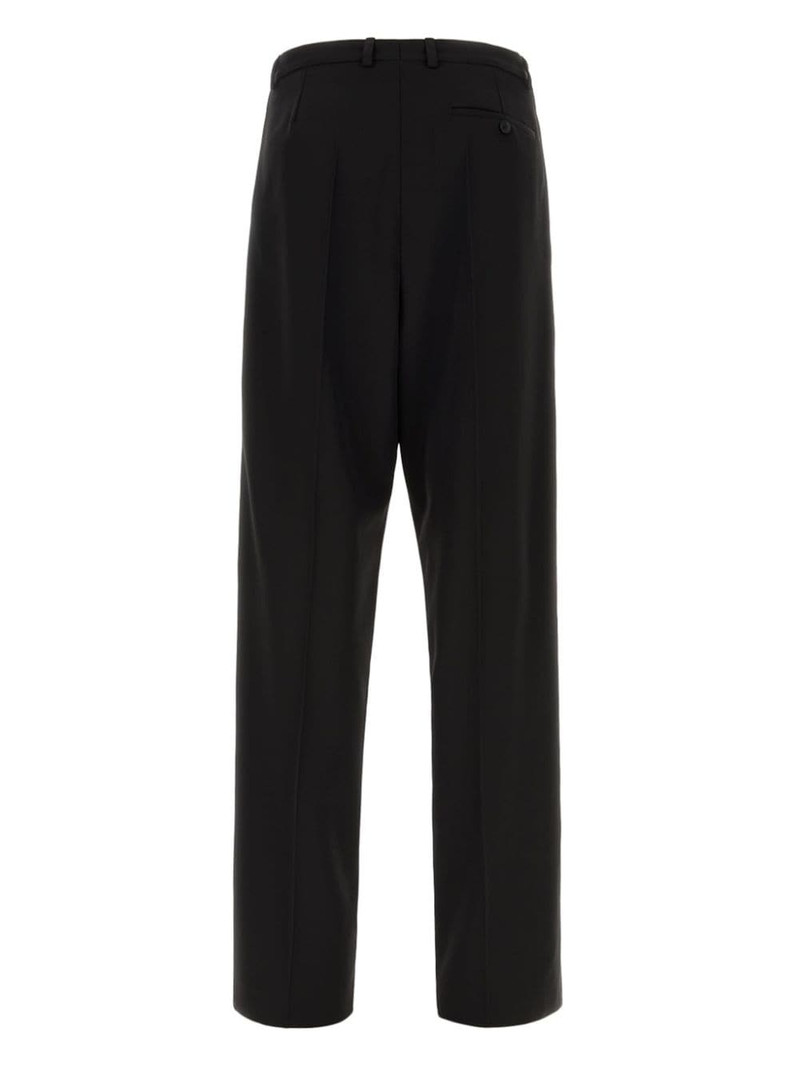 BALENCIAGA pressed crease tuxedo trousers outlook