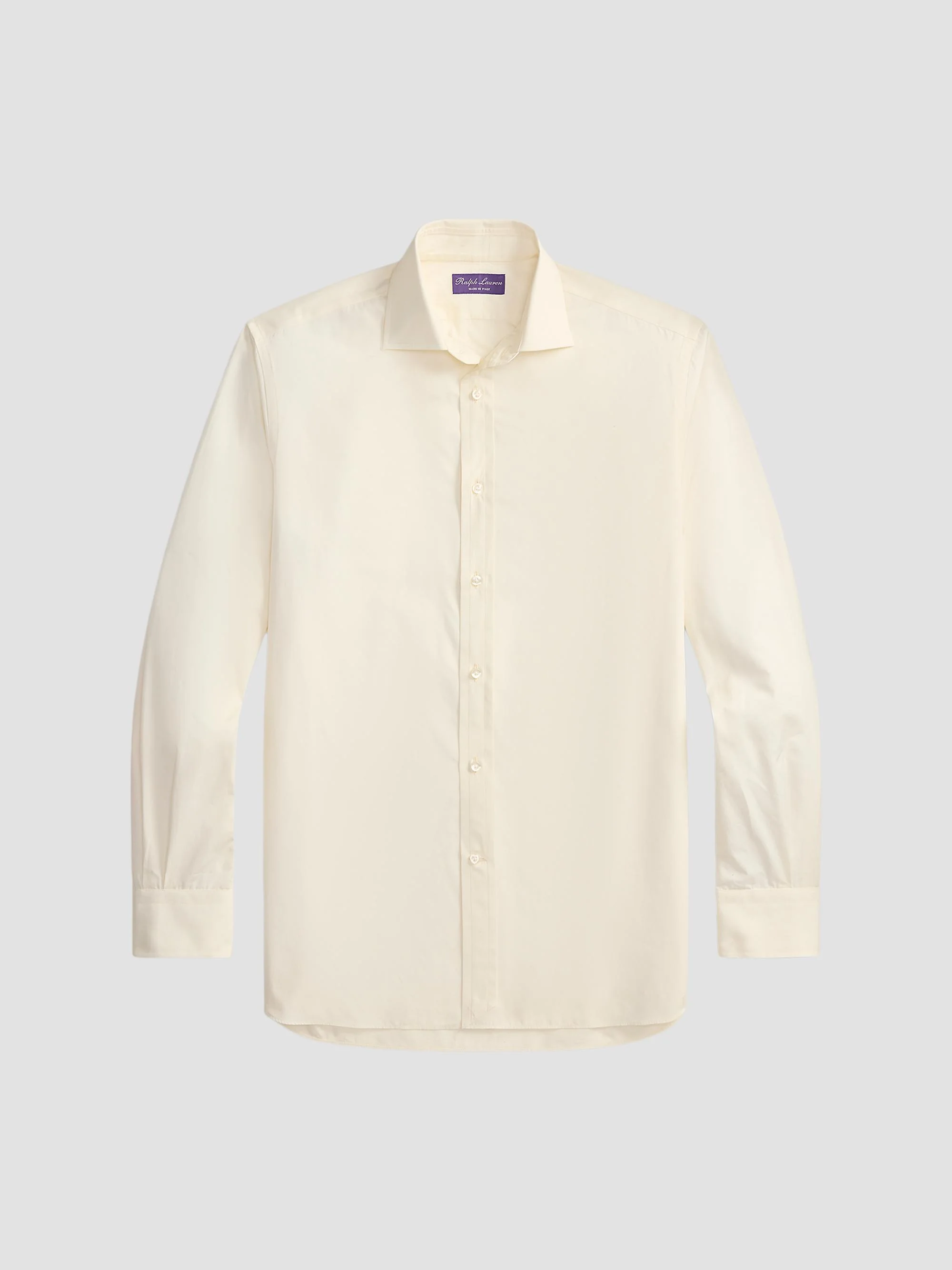 Men's Poplin Button-Front Shirt - Classic Cream - 1