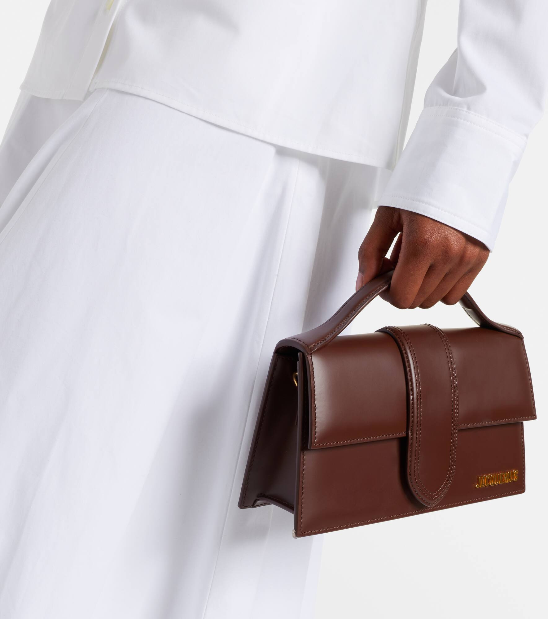 Grand Bambino Small leather tote bag - 2