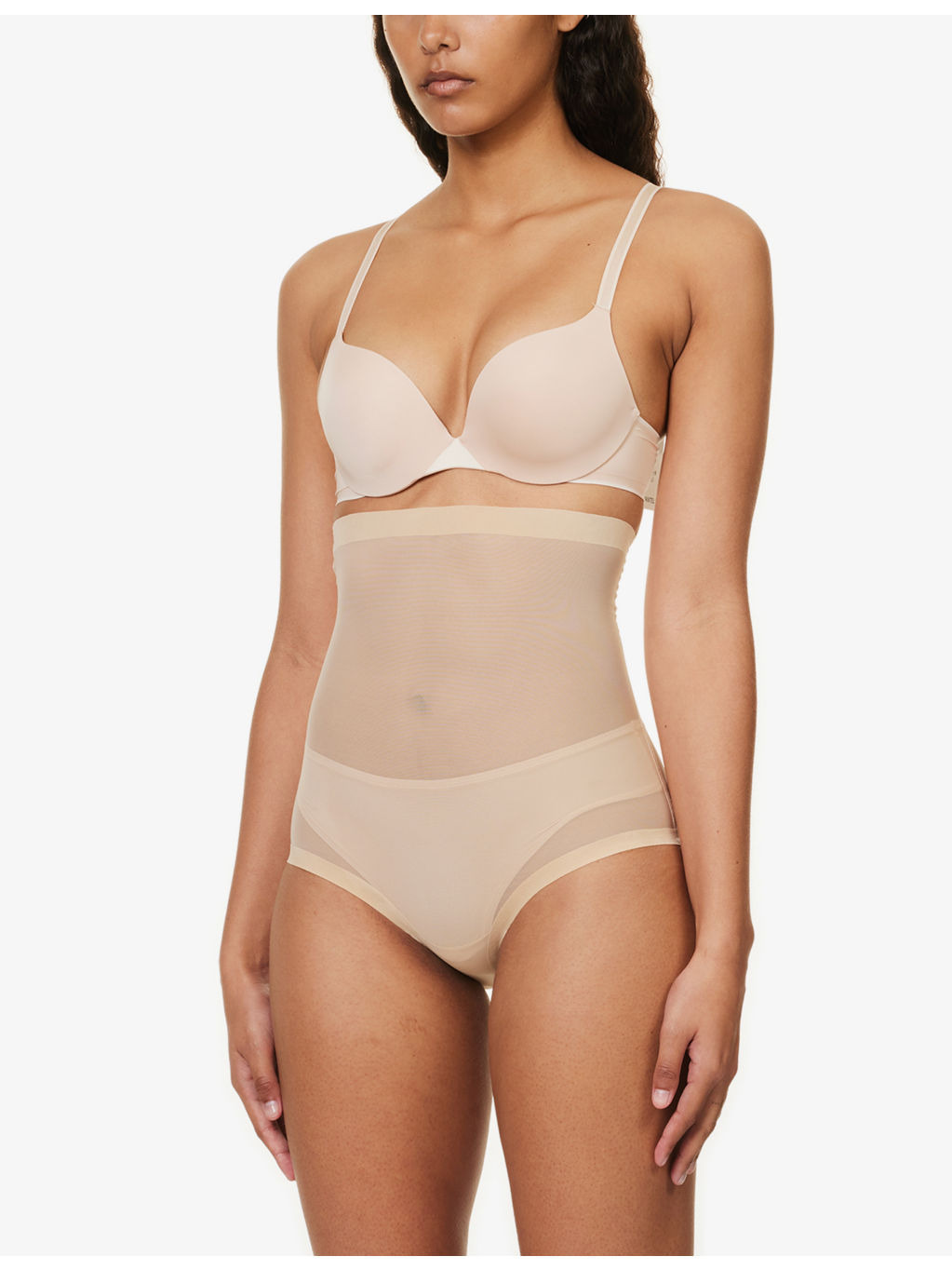 High-rise stretch-tulle briefs - 3