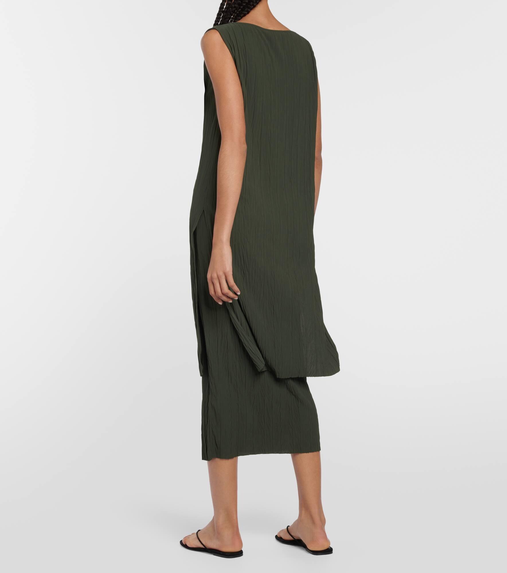 Leisure Teulada pleated jersey dress - 3