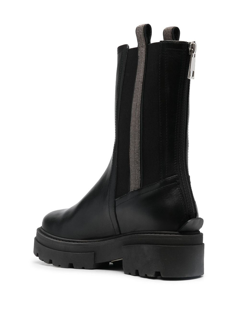 bead-embellished combat boots 3