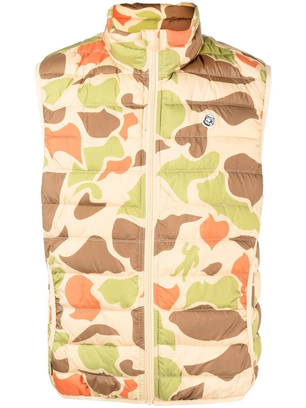 camouflage-pattern padded gilet - 1