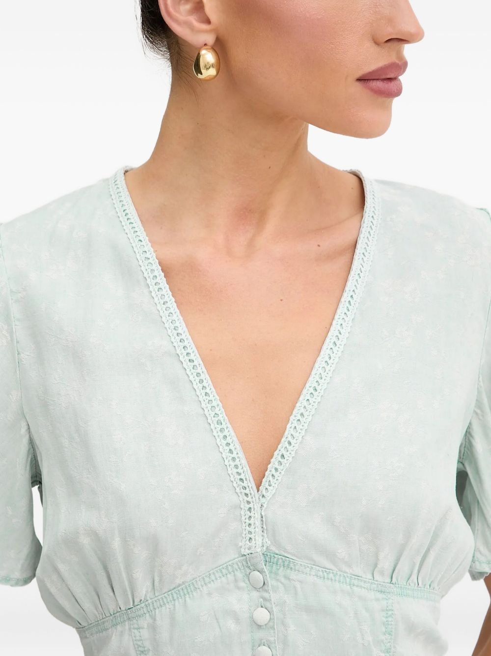 floral-print buttoned shirt - 5