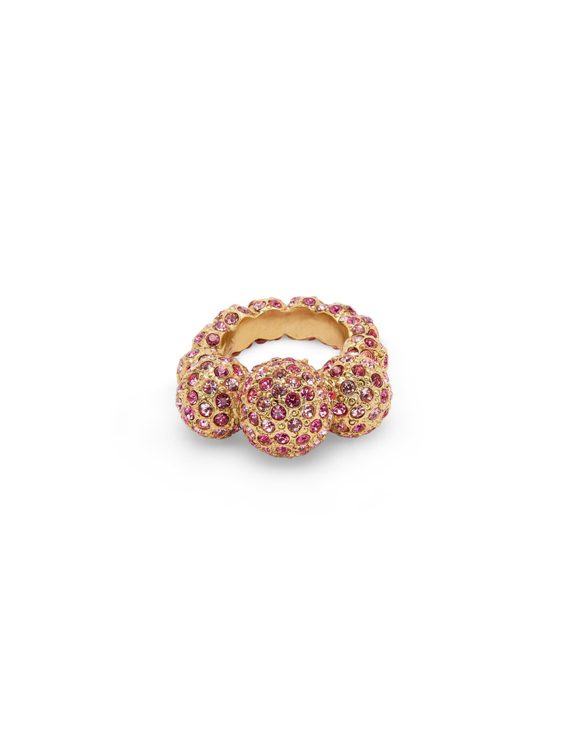 BOLD CRYSTAL SPHERE RING - 1