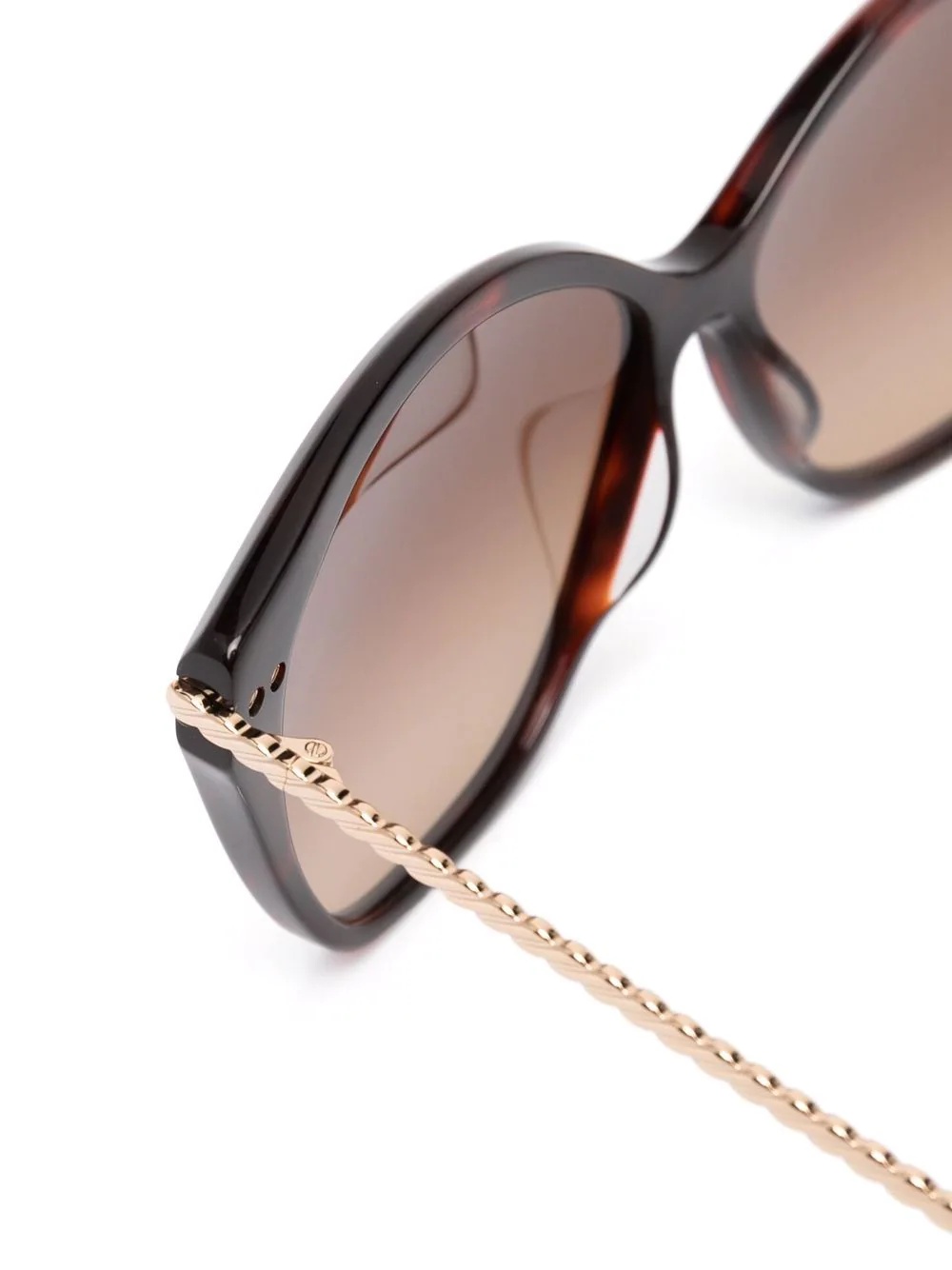 oversize tortoiseshell-effect sunglasses - 3