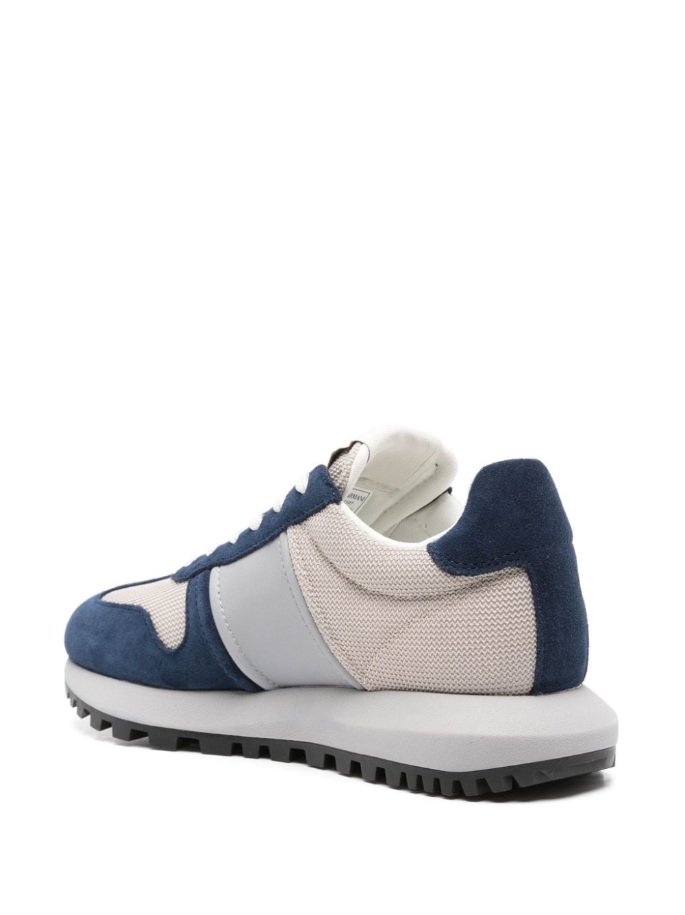 suede mesh sneakers - 6