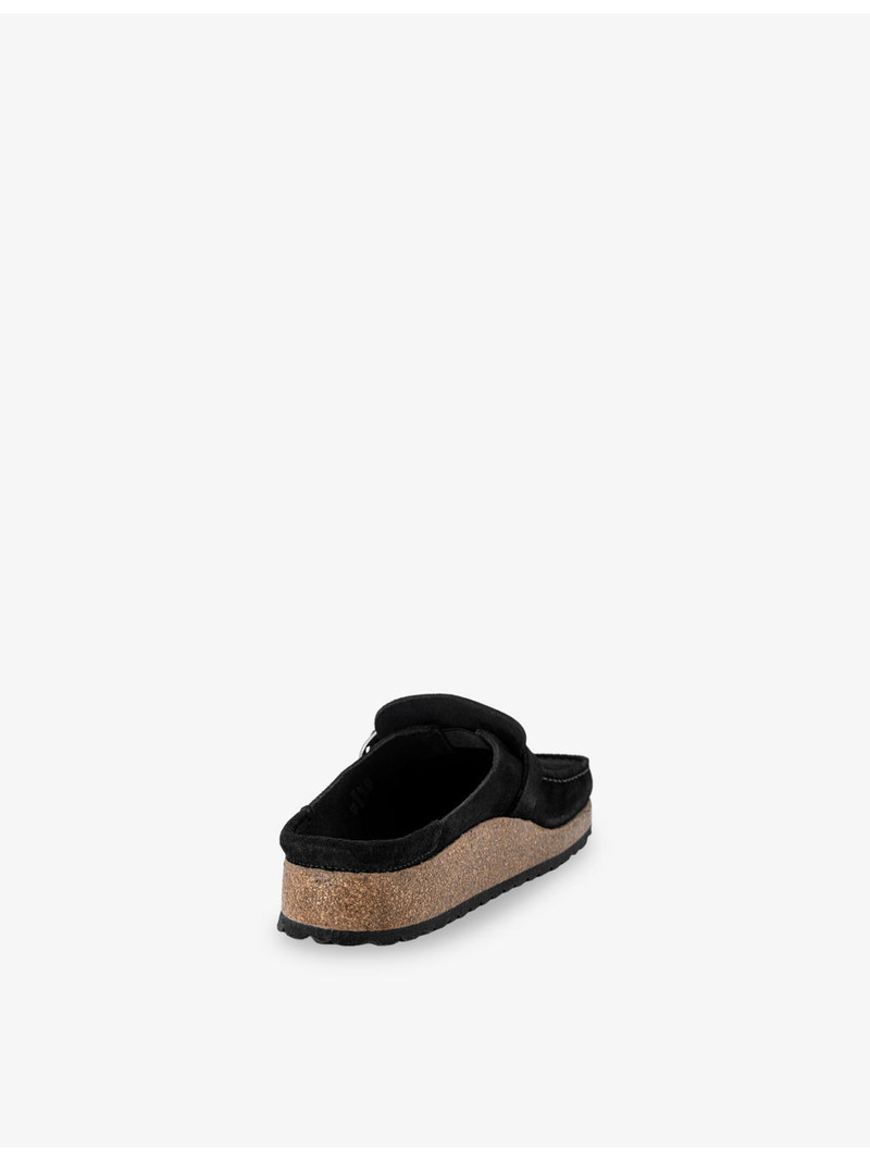 BIRKENSTOCK Buckley Square-Toe Suede Clogs outlook
