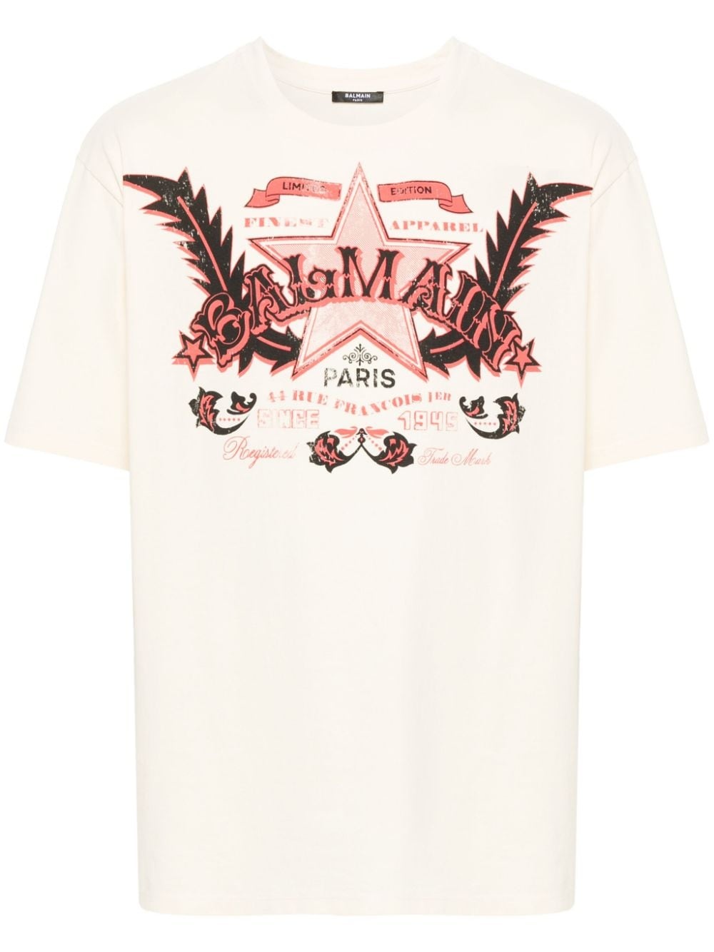 Western-print cotton T-shirt - 1