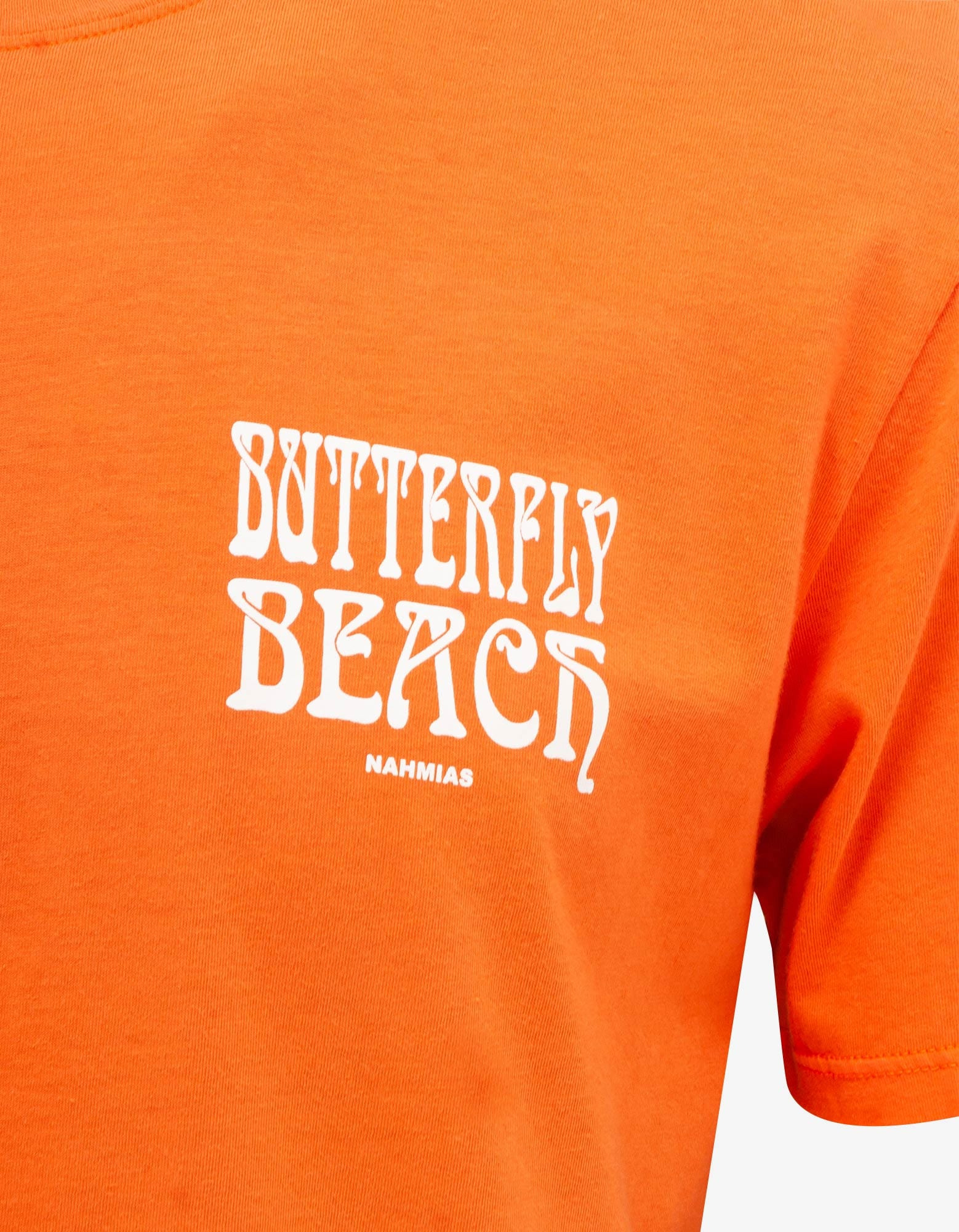 Nahmias Orange Butterfly Beach T-Shirt - 4