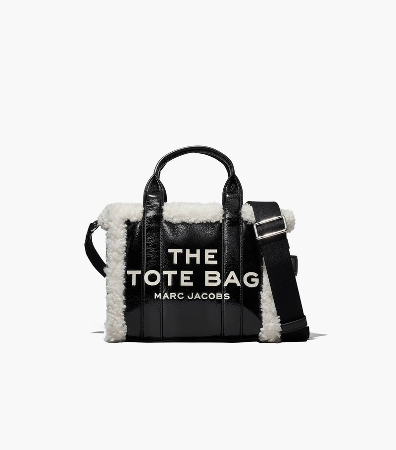THE MINI CRINKLE LEATHER TOTE BAG - 1