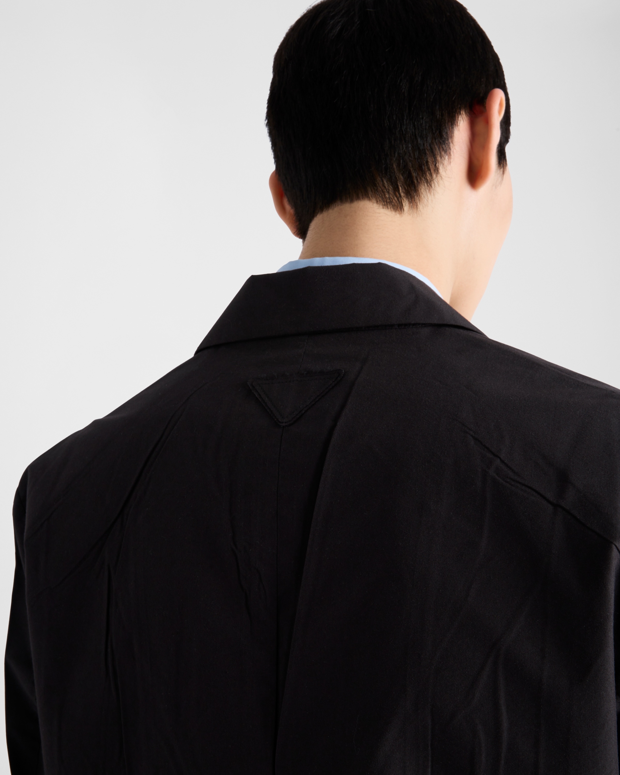 Cotton blend single-breasted jacket - 4