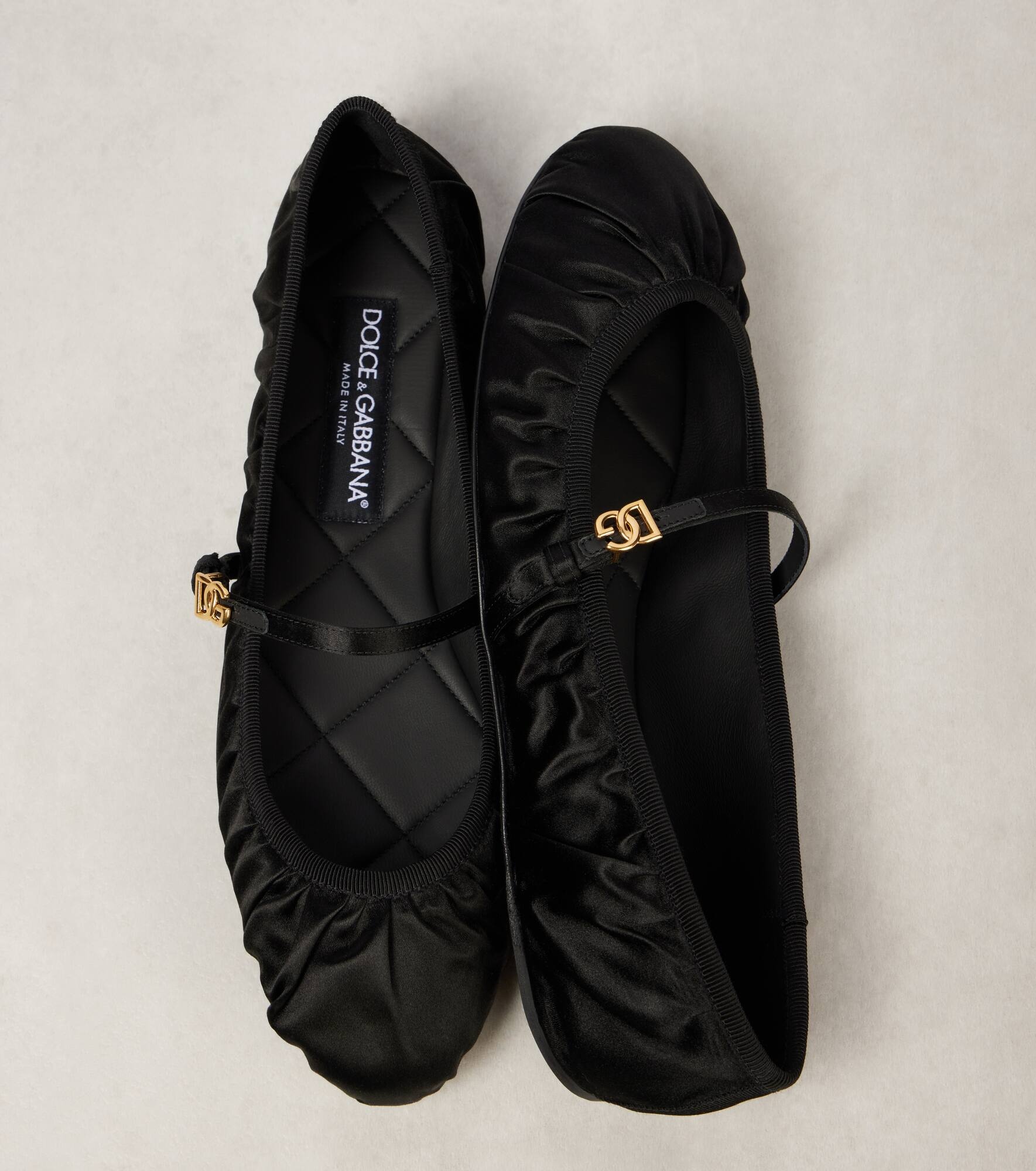 DG satin ballet flats - 5