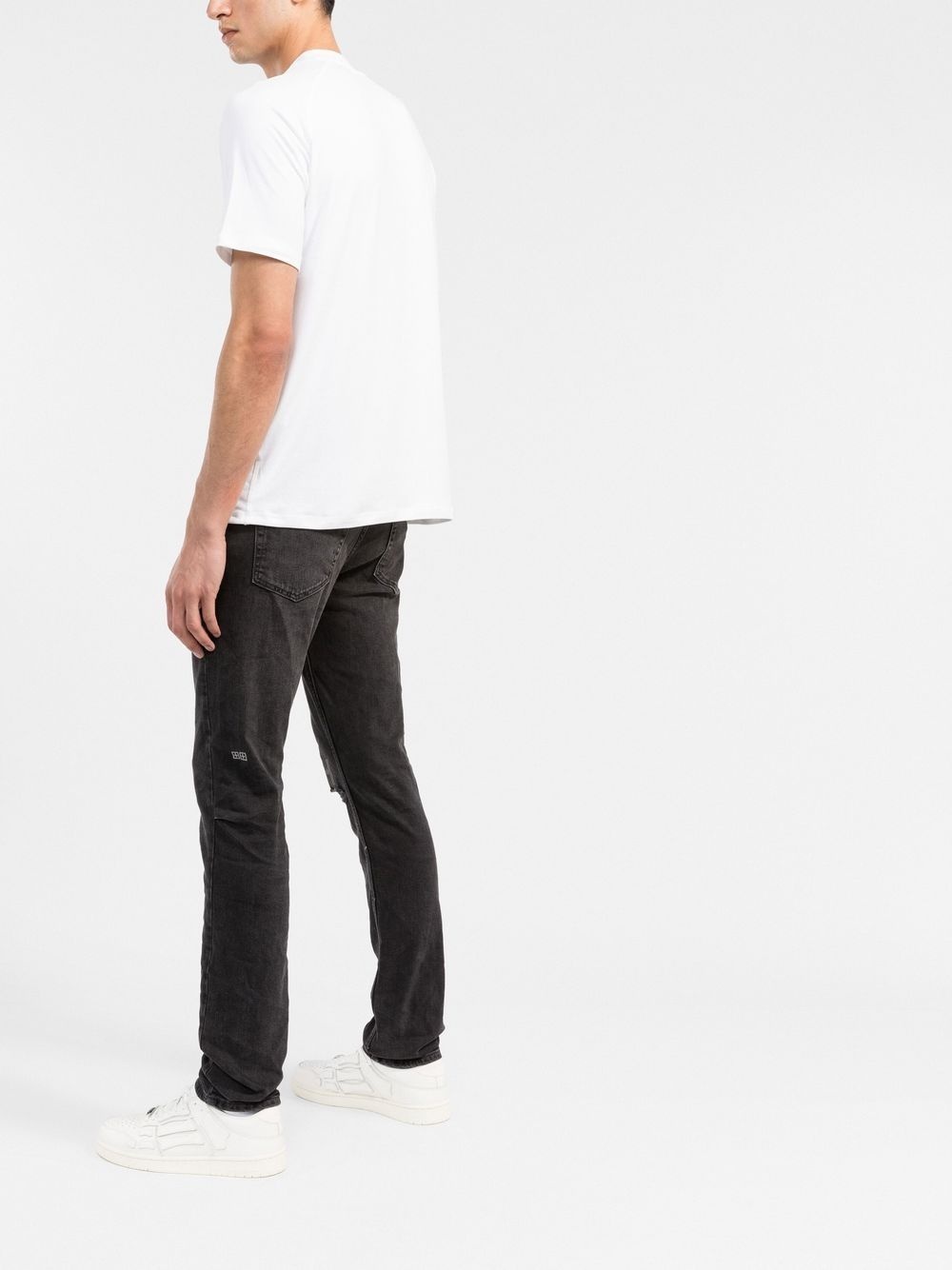 High print jeans - 4