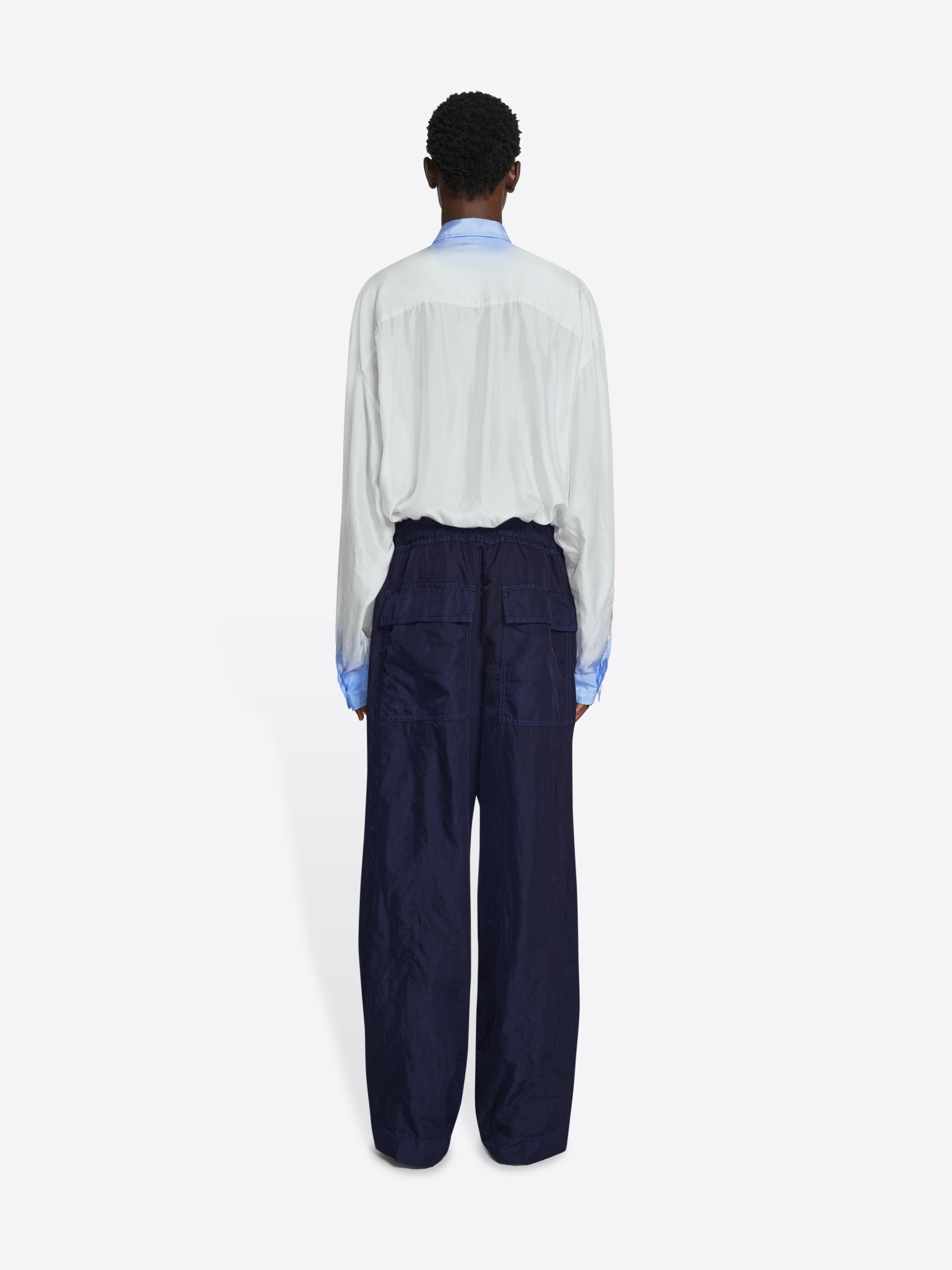 OVERSIZED SILK SHIRT - 4