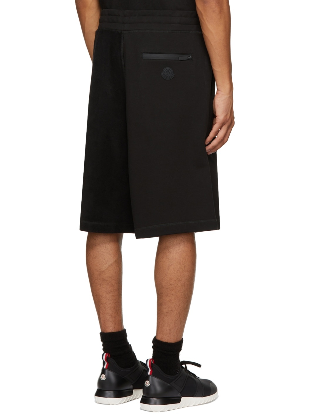 Black French Terry Shorts - 3