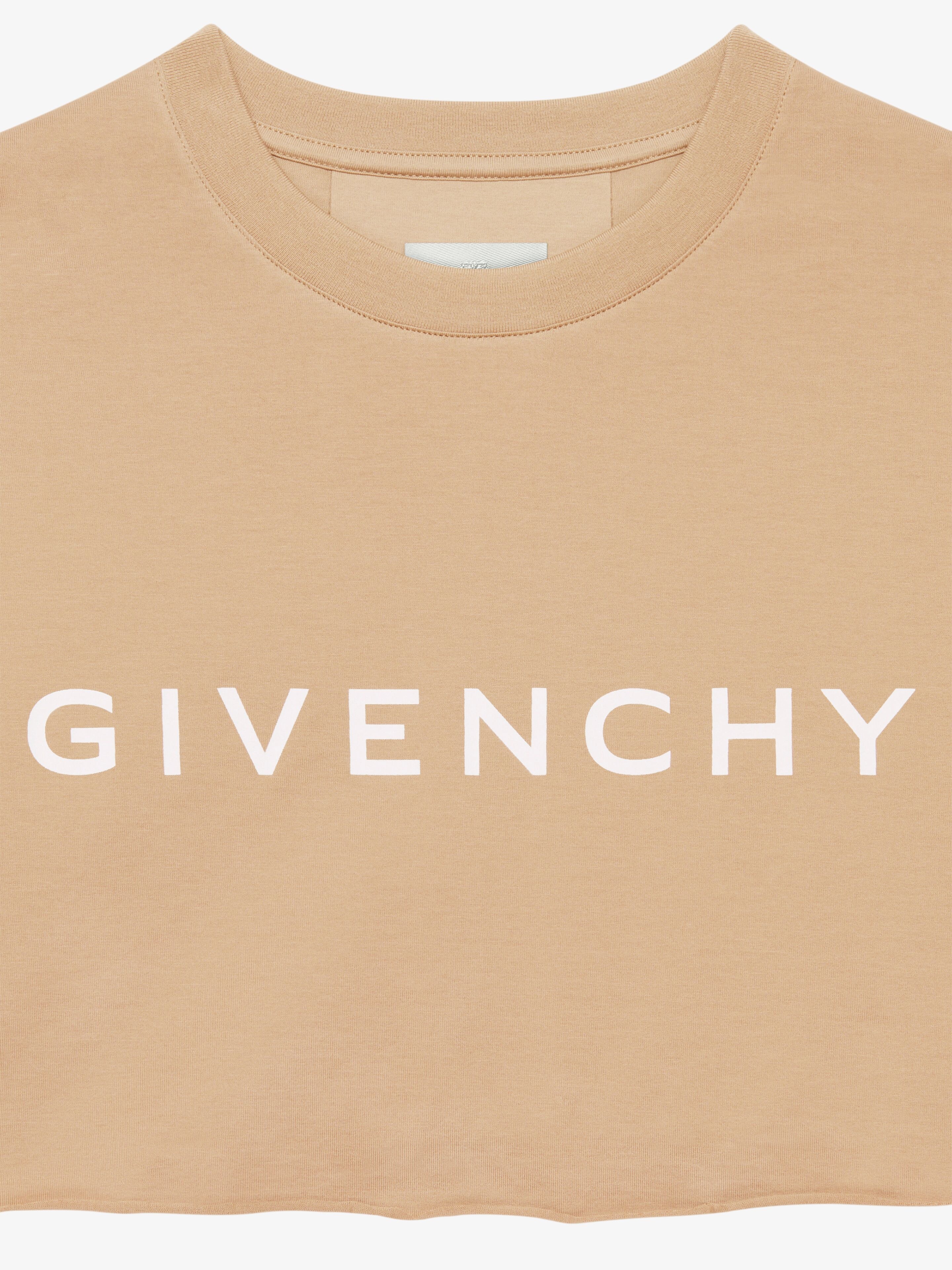 GIVENCHY ARCHETYPE CROPPED T-SHIRT IN COTTON - 5